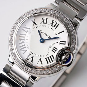 【レプリカ時計センター】カルティエ バロンブルーコピー時計W4BB0015、期間限定売価